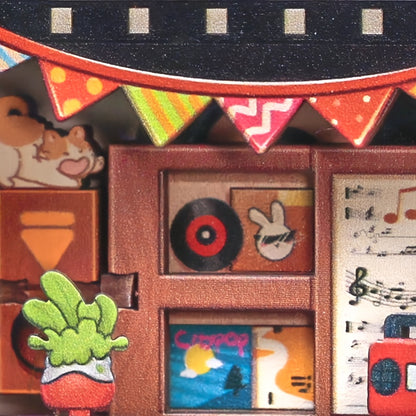 DIY Handcrafts decor-Record Store